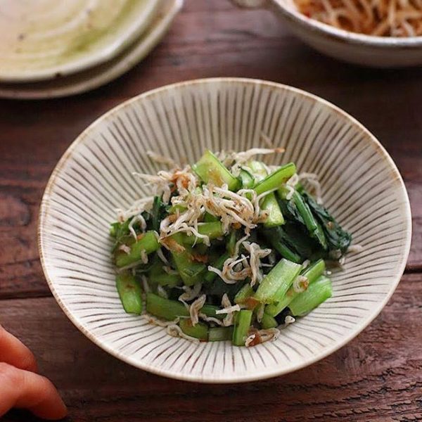 魚介の旨味！小松菜のカツオ雑魚和え