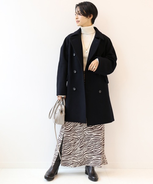 JOURNAL STANDARD WOOL モッサメルトン Pコート