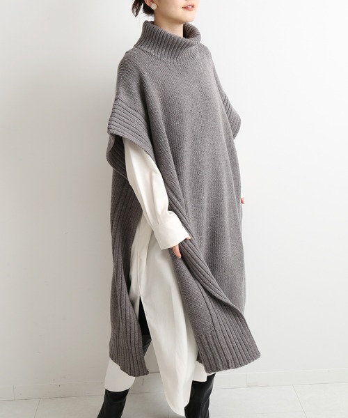 抜け感コーデならこれ 大人女子におすすめのポンチョデザインニット15選 Folk
