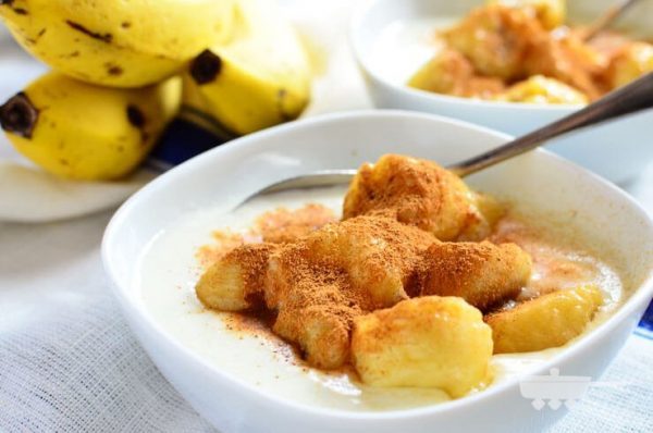 おすすめの食事！ホットバナナヨーグルト