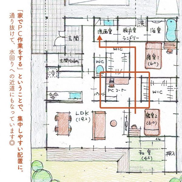 コートを脱いで、脱ぎ散らかし防止◎夫婦二人の平屋暮らし！3