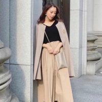 12 3更新 読者モデル 阿部 早織が着こなす Sサイズさんの Olリアルコーデ Folk