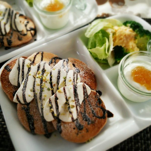 卵がなくても美味しい♪ホットケーキ