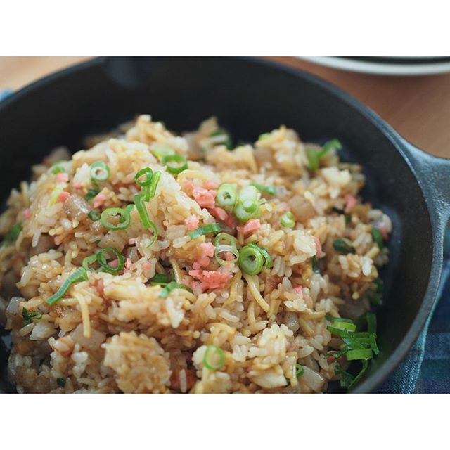 おすすめのご飯！醤油味のそばめし