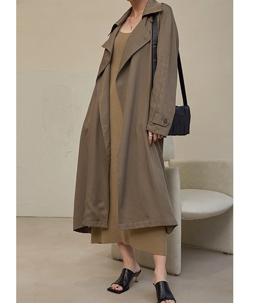 【chuclla】【2020/AW】ラペルトレンチコート chw1145