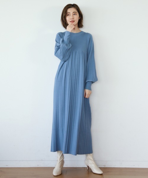 12Gプリーツパフワンピース 926043
