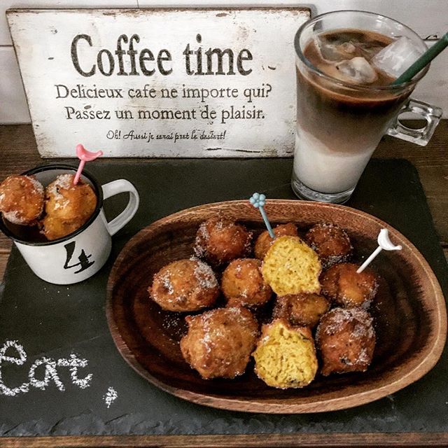 素朴な味わいに!かぼちゃドーナツ