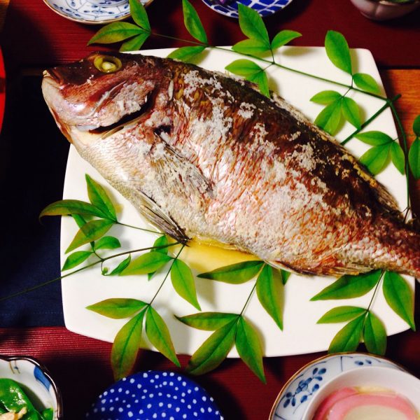 美味しい焼き魚！鯛の塩焼き