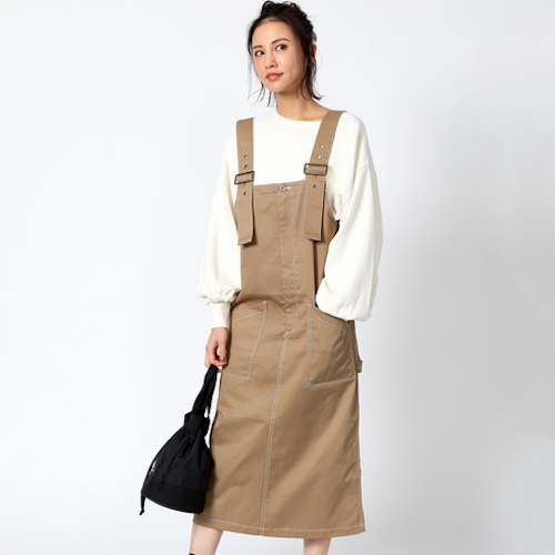 ジャンパースカートを上手に着こなす 21春 大人のおしゃれコーデ術 Folk