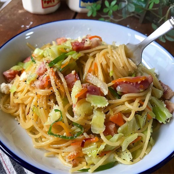 さっぱり朝食パスタなら和風ペペロンチーノ