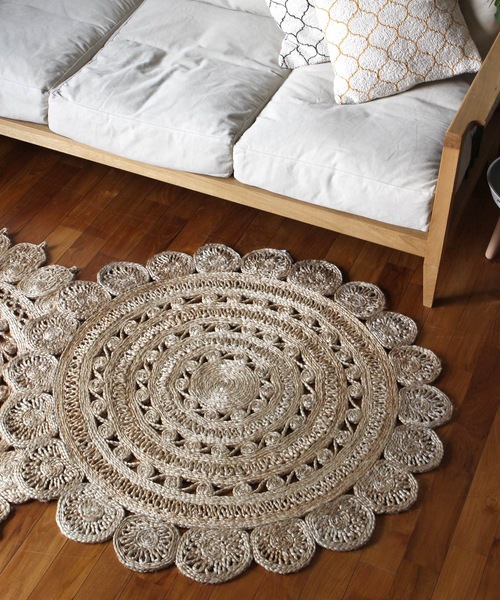 jute rug 9993 circle/ジュートラグ