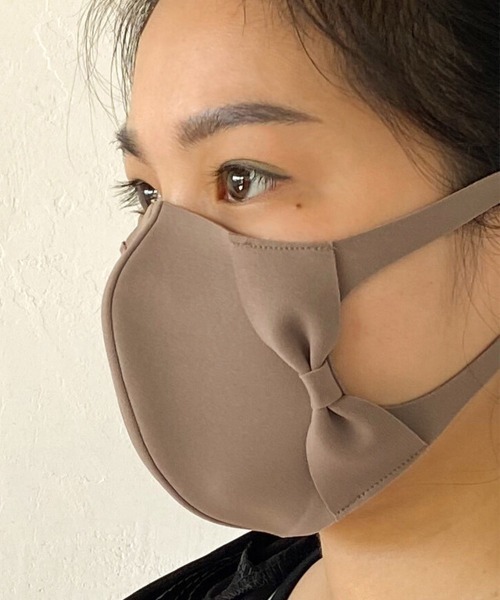 【日本製】洗って繰り返し使える立体型リボンマスク ウォッシャブルマスク