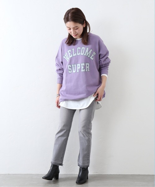 [JOURNAL STANDARD] ◆【Mishima Mart / ミシママート】College sweat C/N