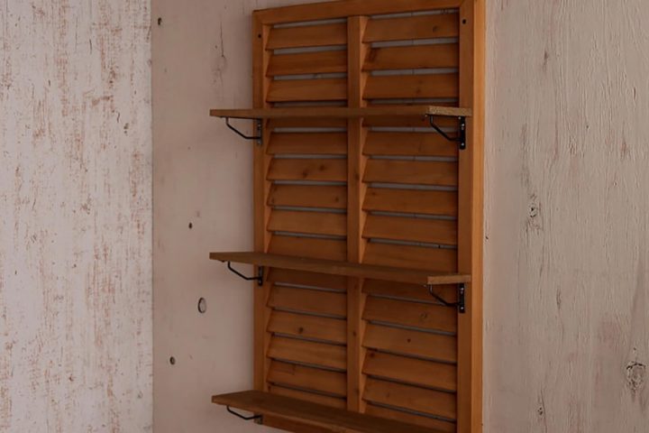 ラティスフェンスで作るナチュラルウォールラックdiy Folk