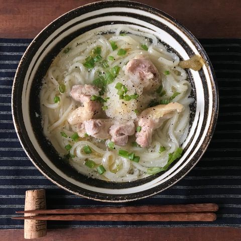 人気の献立！簡単鶏塩おろしうどん