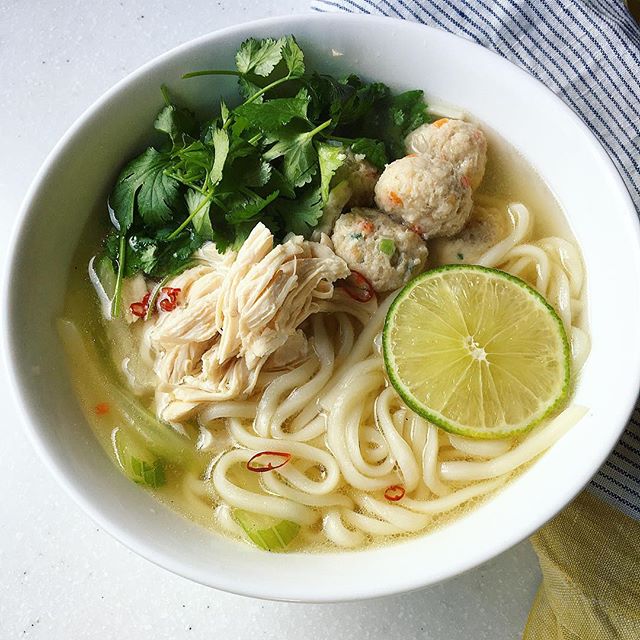 食欲全開♪あっさりフォー風うどん