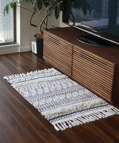 [ABBEY MARKET] ハンドメイド ラグマット 60x90cm