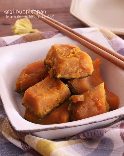 子供もほっこり！簡単かぼちゃの甘煮