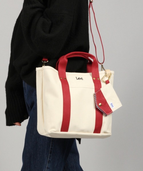 [studio CLIP] 《LEE》マスクケース付きトートバッグ
