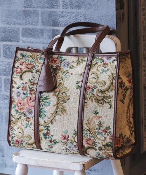 [axes femme] ジャガードトートバッグ