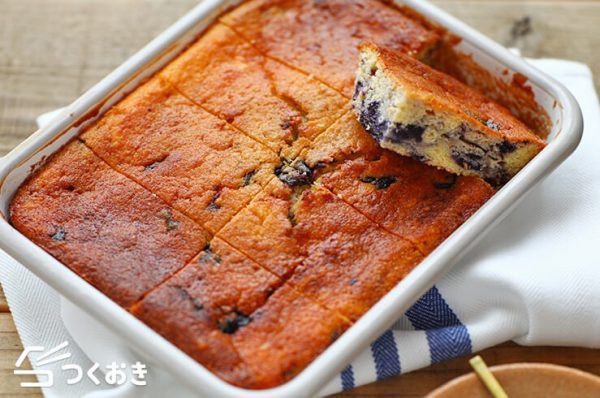 人気の料理！ヨーグルトブルーベリーケーキ