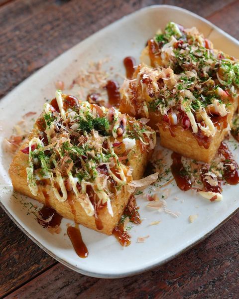 のせ焼き簡単!厚揚げたこ焼き