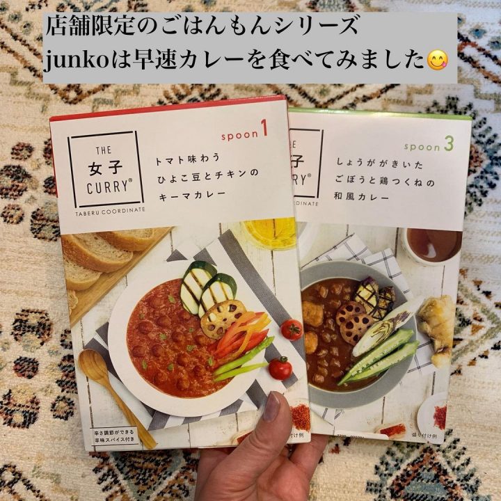 キーマカレーと和風カレー