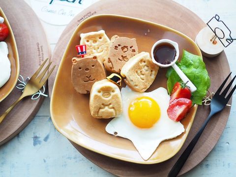 厚焼きパンケーキ型でお星さま