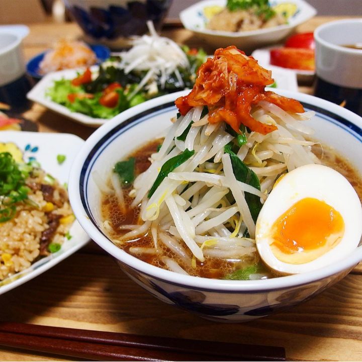 節約野菜でかさ増し♪もやしラーメンレシピ