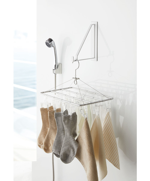 [TIMELESS COMFORT] tower（タワー）マグネットバスルーム物干しハンガー