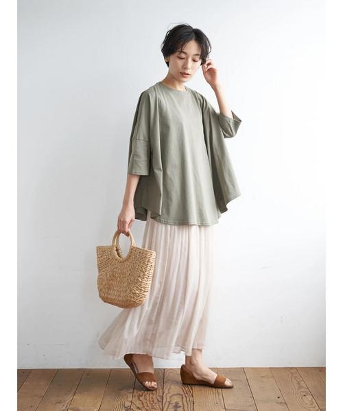 シアープリーツロングスカート