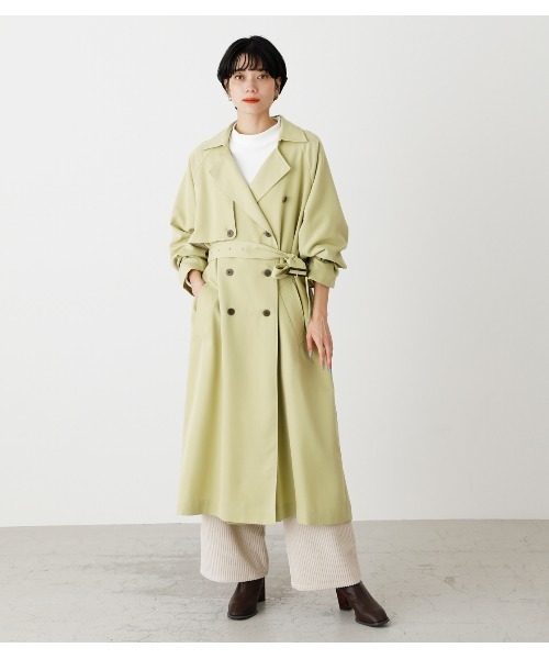 SINGLE FLAP TRENCH COAT/シングルフラップトレンチコート