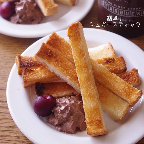 安い食パンでOK！簡単シュガースティック