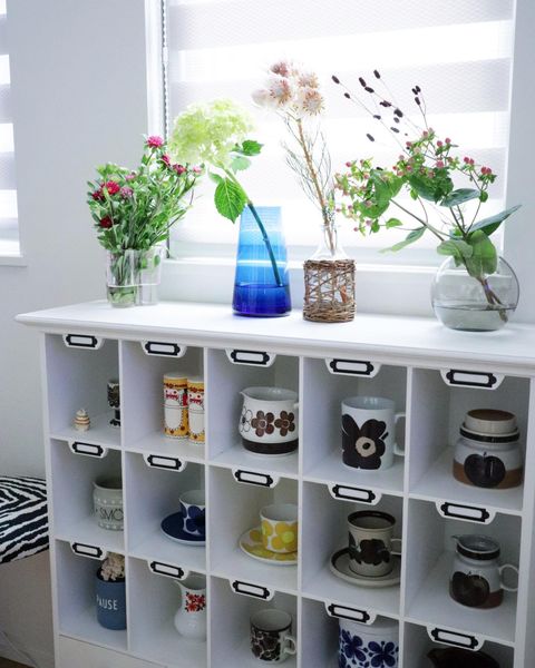 おしゃれな北欧式収納のインテリア13