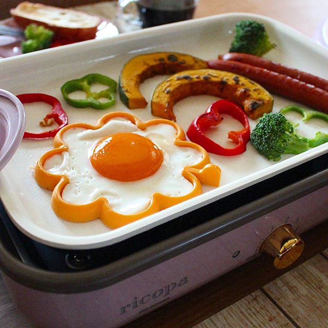 朝ご飯も!ホットプレートで子供が喜ぶ目玉焼き