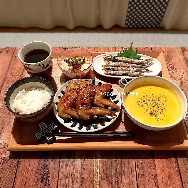手羽先には洋風も合う!かぼちゃスープレシピ