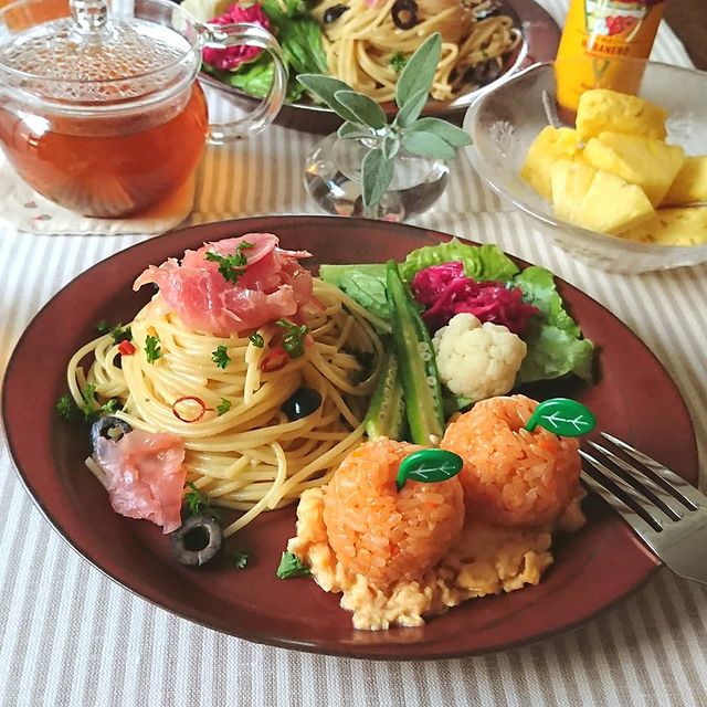 可愛い見た目♪ケチャップ一口おにぎりレシピ
