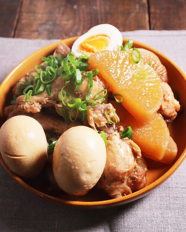 和食人気メニュー!手羽元と大根の煮物レシピ
