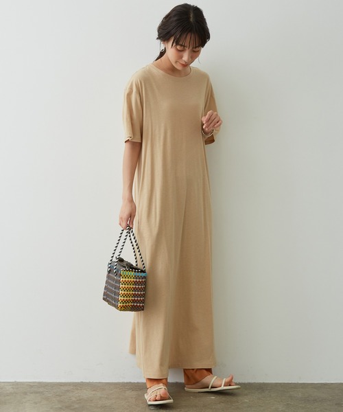【FRUIT OF THE LOOM for SALON】Tシャツワンピース