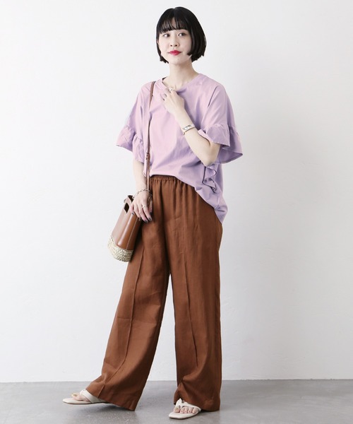 紫tシャツで作る夏コーデ 21 好相性なアイテムでおしゃれを格上げしよう Folk