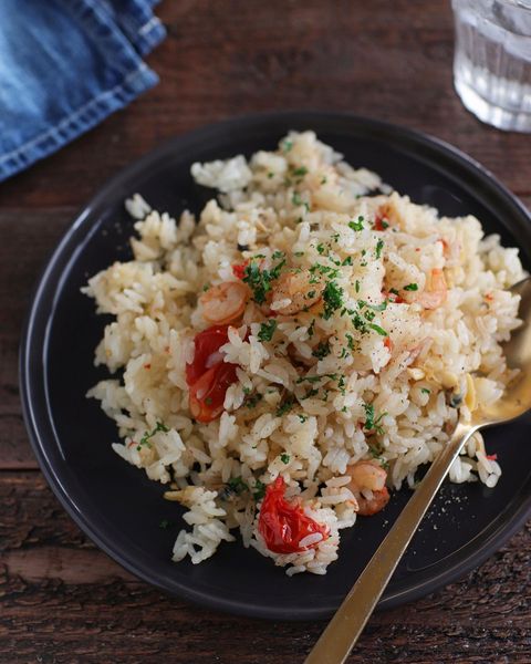 炊飯器におまかせ♪シーフードピラフレシピ