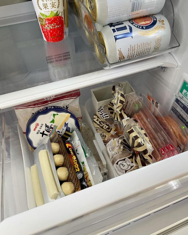 冷蔵庫の奥行きを活用