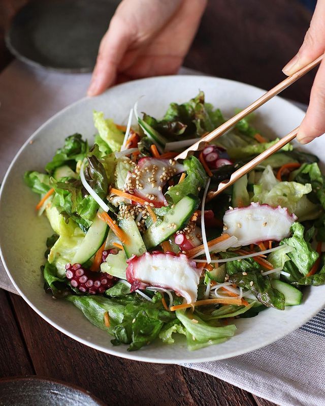絶品!たこときゅうりのチョレギサラダレシピ