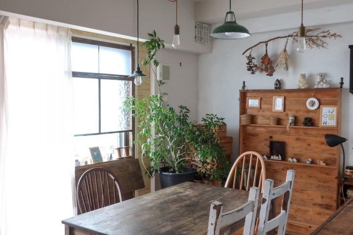 観葉植物のあるインテリア