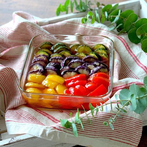 献立の彩りに!和食に合う夏野菜の簡単マリネ