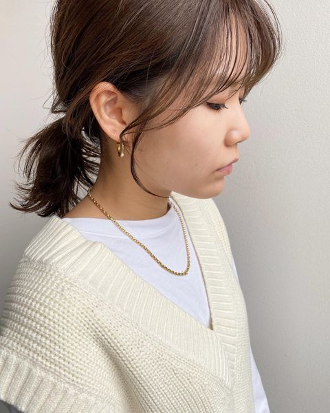 まとめ髪の時の前髪に迷ったら おしゃれさんがやっている大人可愛いアレンジ集 Folk