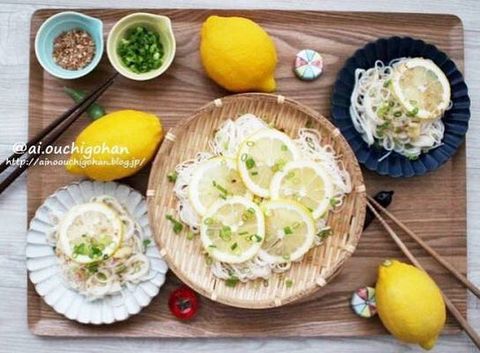 レモンの大量消費に!レモンそうめん