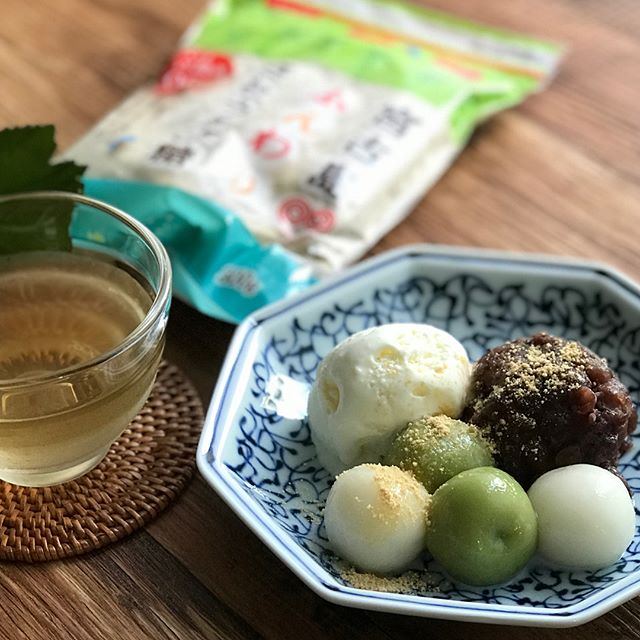 もちっと簡単!人気の白玉団子アイス