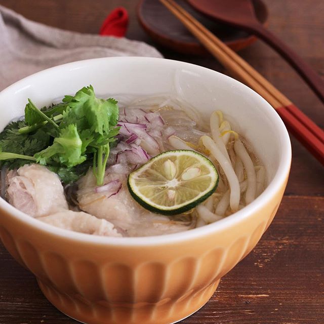 鶏肉の春雨スープ