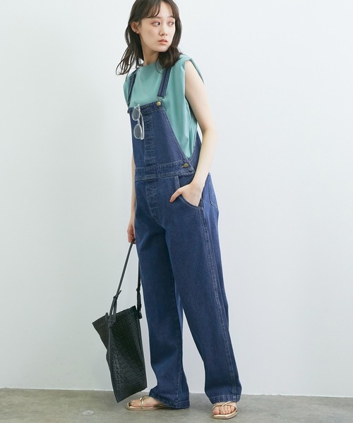 デニムサロペット<WEB限定>